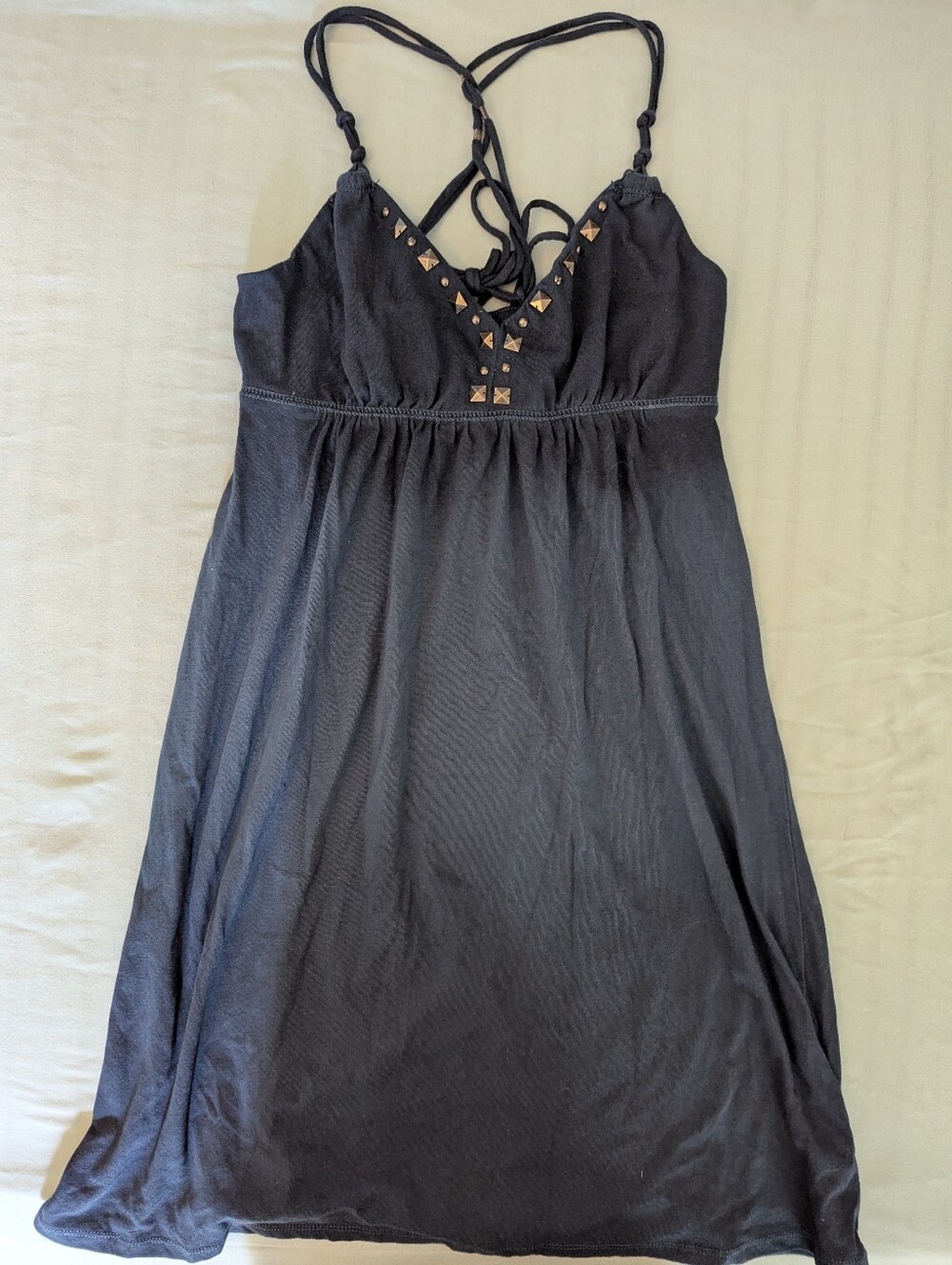 Navy Blue American Eagle Babydoll Sundress